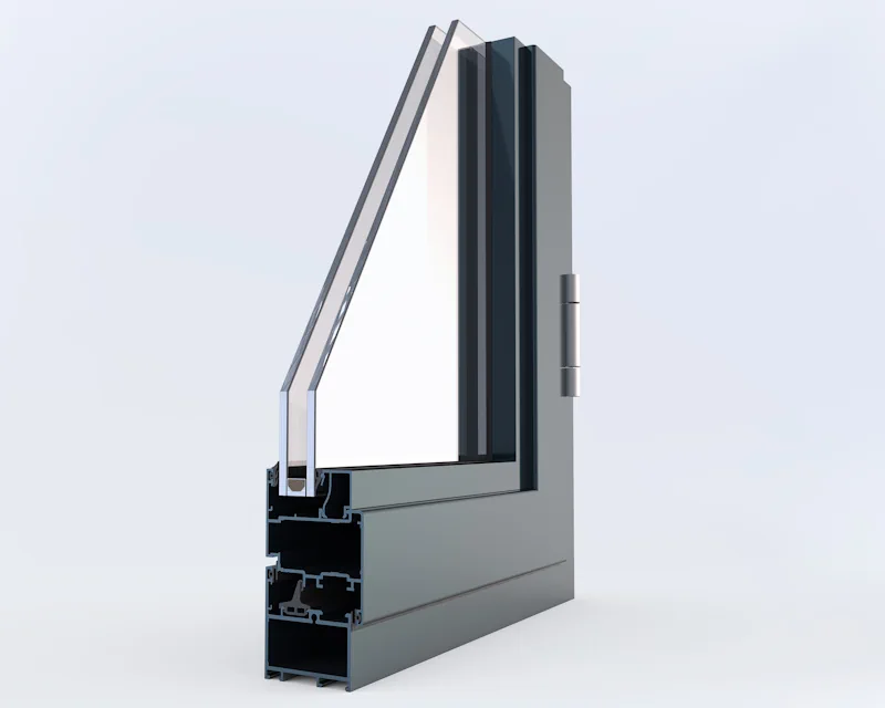 W55 Yalıtımsız Pencere ve Kapı Serisi (W2-W4)